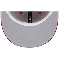 Men's New Era Scarlet Pittsburgh Steelers Super Bowl XLIII Main Patch 59FIFTY Fitted Hat