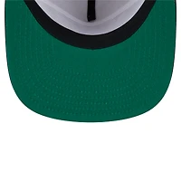Men's New Era Stone/Black Pittsburgh Steelers Athletic Golfer Snapback Hat