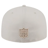 Men's New Era Stone Pittsburgh Steelers Color Pack 59FIFTY Fitted Hat