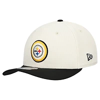 Men's New Era  Stone Pittsburgh Steelers  Loyal Corduroy 9SEVENTY Adjustable Hat