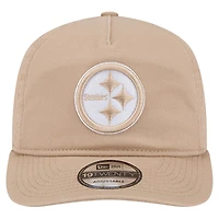 Casquette ajustable 19TWENTY des Pittsburgh Steelers de New Era pour homme, couleur tan