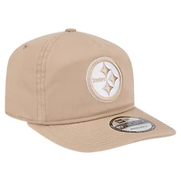 Casquette ajustable 19TWENTY des Pittsburgh Steelers de New Era pour homme, couleur tan