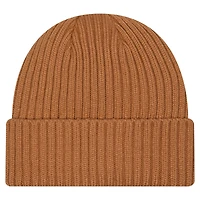Men's New Era Tan Pittsburgh Steelers Color Pack Cuffed Knit Hat