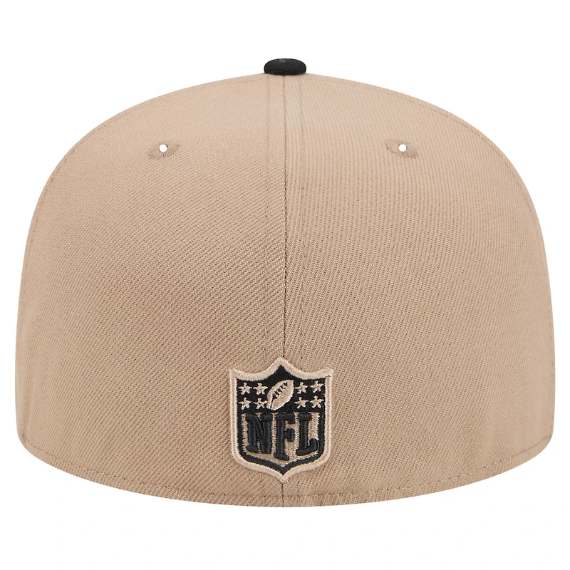 Casquette ajustée 59FIFTY avec logo principal des Steelers de Pittsburgh New Era pour homme