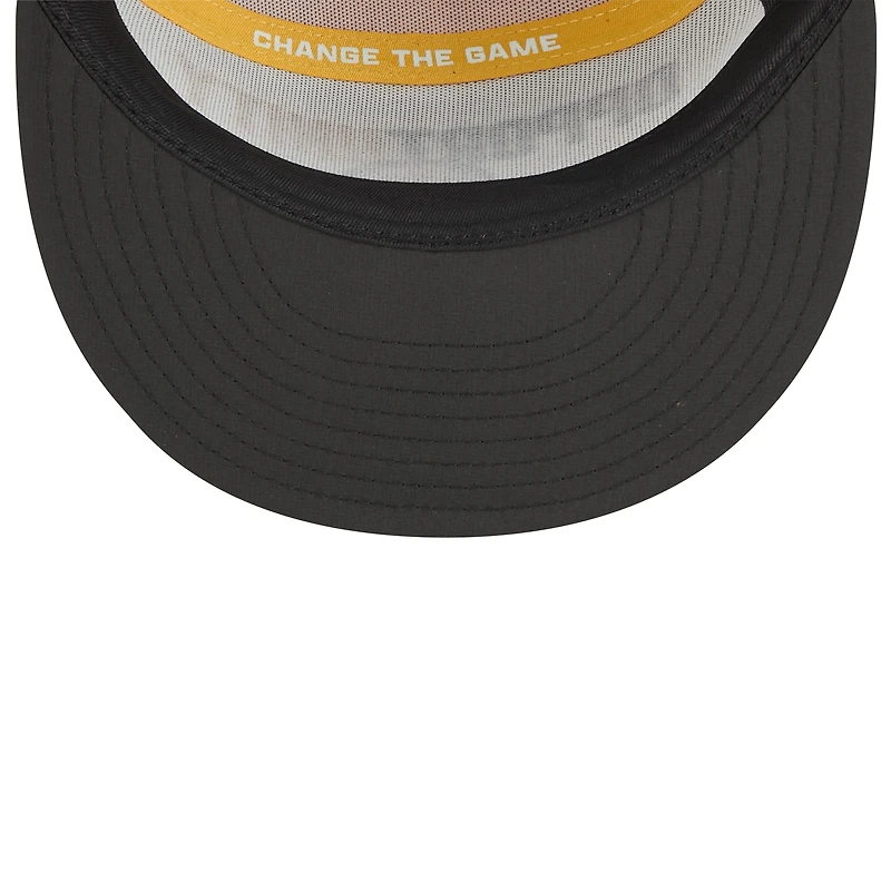 Casquette snapback New Era 9FIFTY Pittsburgh Steelers 2025 Inspire Change blanche et noire pour homme