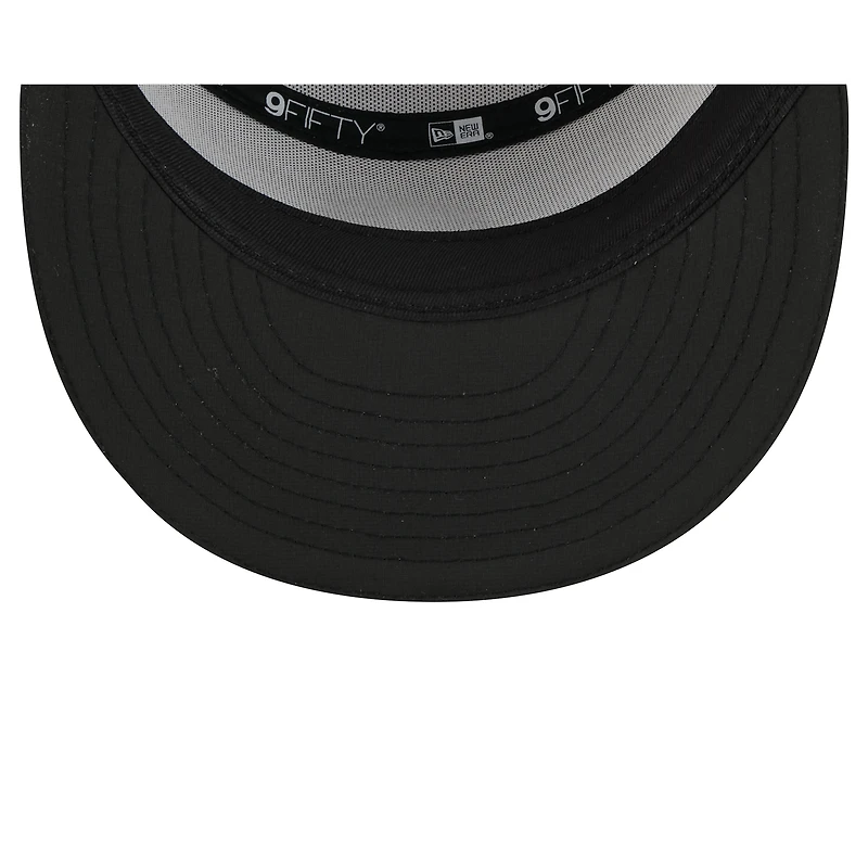 Men's New Era White/Black Pittsburgh Steelers 2025 NFL Training Camp Split Panel 9FIFTY Snapback Hat