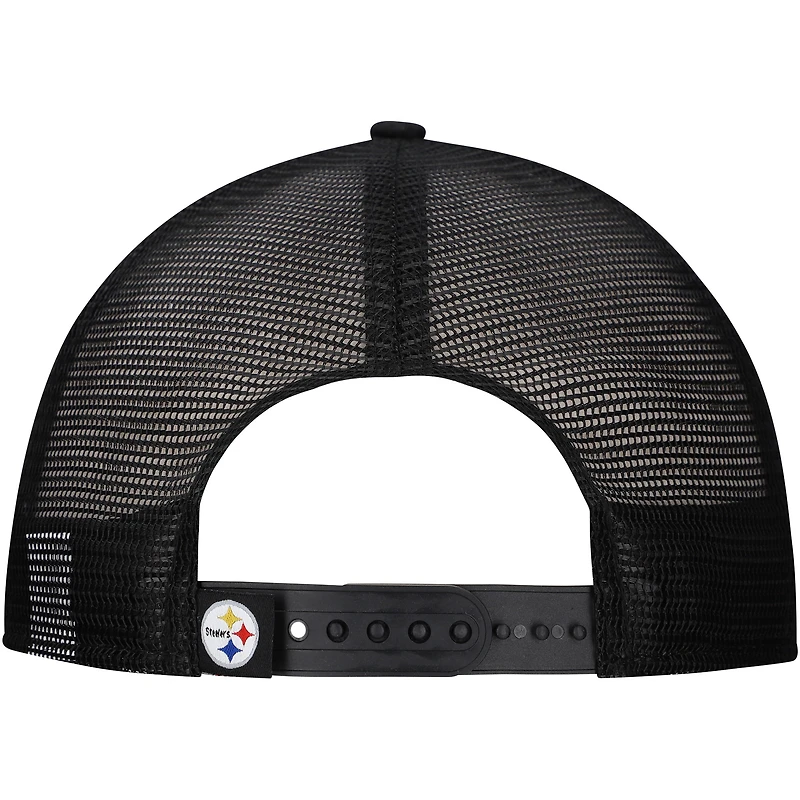 Casquette Snapback 9FIFTY A-Frame blanche/noire Pittsburgh Steelers New Era pour homme