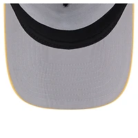 Men's New Era White/Gold Pittsburgh Steelers Foodie 9FIFTY A-Frame Trucker Snapback Hat