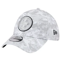 Casquette New Era blanche Pittsburgh Steelers 2025 Salute to Service pour homme, pack fan 39THIRTY Flex