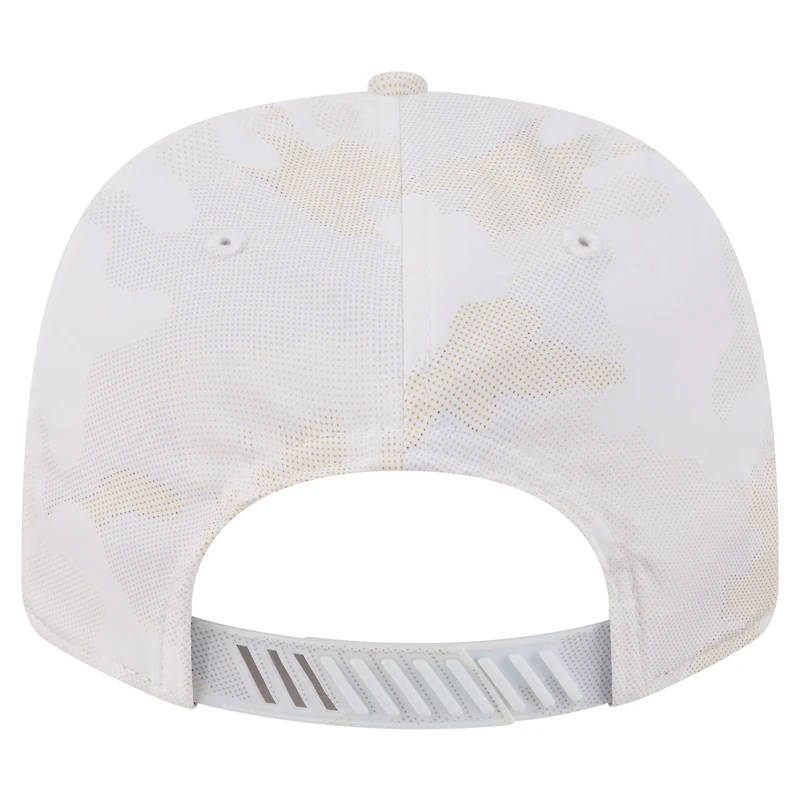 Men's New Era  White Pittsburgh Steelers Camo Rope 9SEVENTY Adjustable Hat