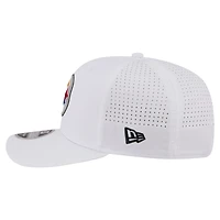 Men's New Era White Pittsburgh Steelers Name Plate 9SEVENTY Adjustable Hat
