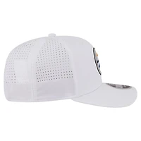 Casquette ajustable New Era blanche Pittsburgh Steelers pour homme, modèle 9SEVENTY.