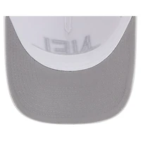 Men's New Era White Pittsburgh Steelers NFL 9FORTY A-Frame M-Crown Adjustable Trucker Hat