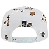 Men's New Era  White Pittsburgh Steelers Team Cheer 19TWENTY Snapback Hat