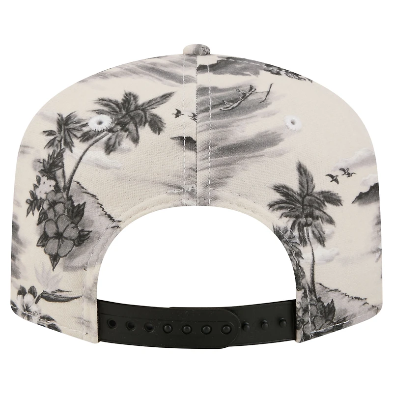 Men's New Era White Pittsburgh Steelers Tropics 19TWENTY Adjustable Hat