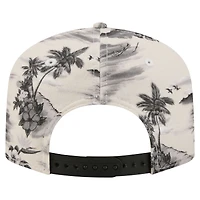 Men's New Era White Pittsburgh Steelers Tropics 19TWENTY Adjustable Hat