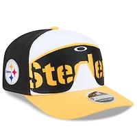Casquette ajustable New Era x Oakley Pittsburgh Steelers 9SEVENTY noire pour homme
