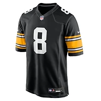 Men's Nike Aaron Rodgers Black Pittsburgh Steelers Alternate Game Jersey
