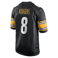 Maillot Nike Aaron Rodgers noir pour homme des Pittsburgh Steelers