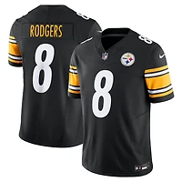 Maillot Nike Aaron Rodgers noir pour homme, édition limitée, Team Vapor F.U.S.E. des Pittsburgh Steelers