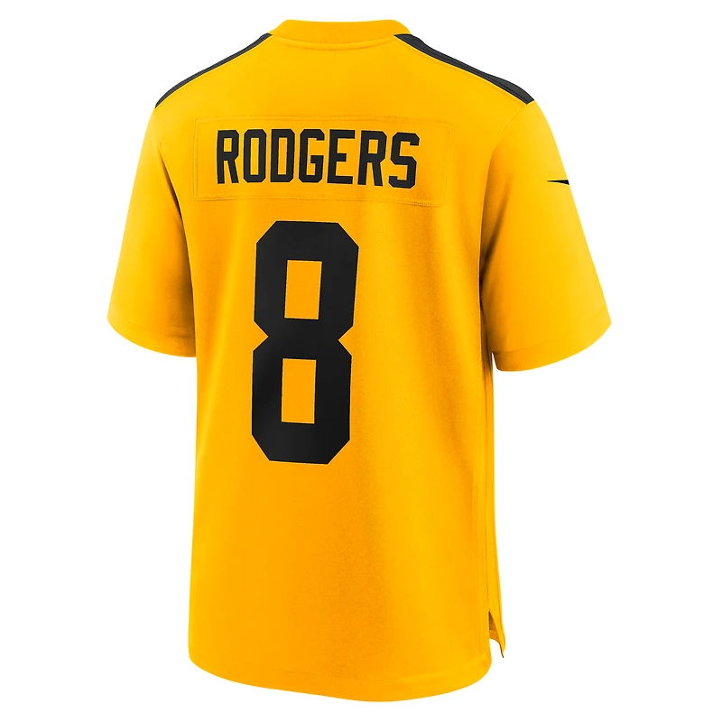 Men's Nike Aaron Rodgers Gold Pittsburgh Steelers Alternate 1933 Throwback Game Jersey