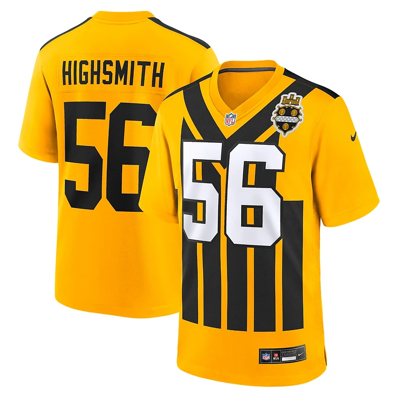 Maillot Nike Alex Highsmith doré des Pittsburgh Steelers pour homme
