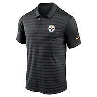 Men's Nike Black Pittsburgh Steelers 2024 Sideline Victory Performance Polo