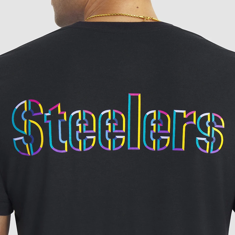 T-shirt Nike noir Pittsburgh Steelers 2025 NFL Crucial Catch Tri-Blend Dri-FIT pour homme