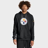 Men's Nike Black Pittsburgh Steelers 2025 Sideline Standard Issue Club Dri-FIT Hoodie
