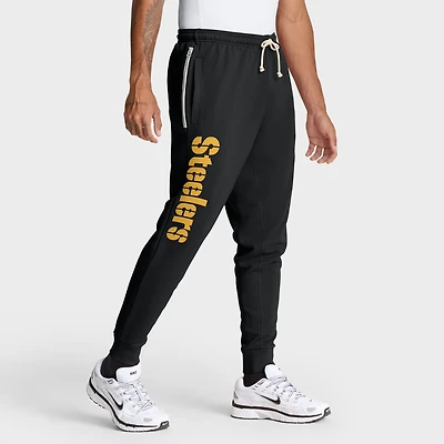 Men's Nike Black Pittsburgh Steelers 2025 Sideline Standard Issue Ground Game Dri-FIT Taper Pants