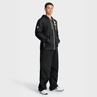 Men's Nike Black Pittsburgh Steelers 2025 Sideline Standard Issue Utility Player Dri-FIT Full-Zip Hoodie