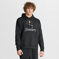 Men's Nike Black Pittsburgh Steelers Best Season Rewind Club Pullover Hoodie
