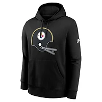Men's Nike Black Pittsburgh Steelers Club Fleece Pullover Hoodie