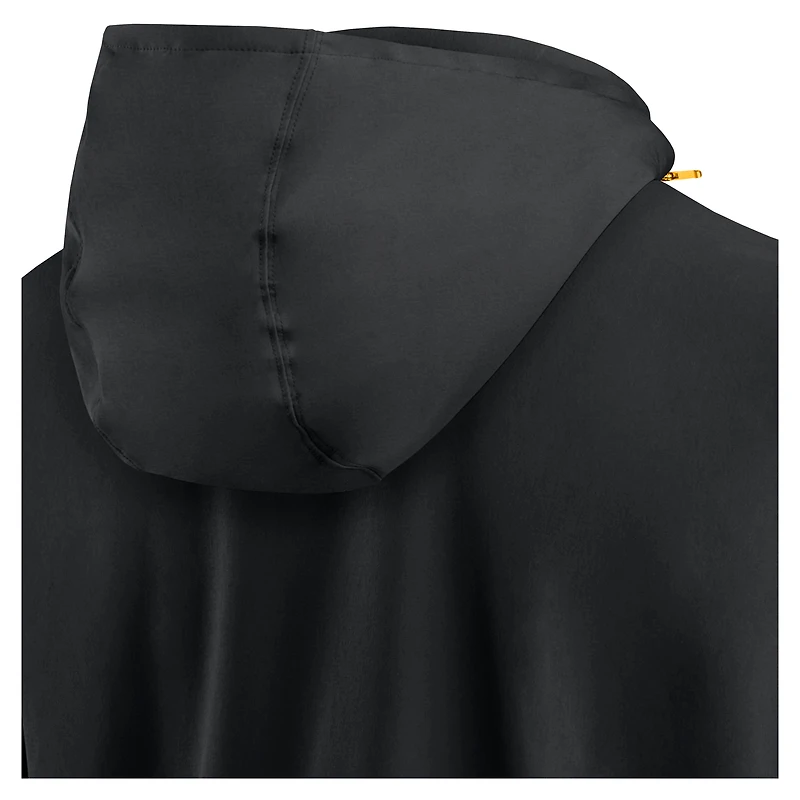 Veste d'entraîneur à demi-zip Nike noire des Steelers de Pittsburgh pour homme