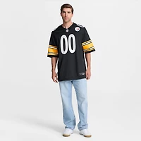 Men's Nike Black Pittsburgh Steelers - Custom Game Jersey