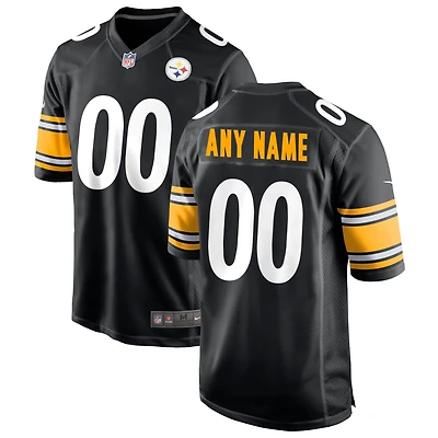 Pittsburgh Steelers Nike pour homme - Noir Maillot de match personnalisé