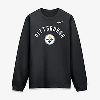 Men's Nike  Black Pittsburgh Steelers Defensive Leader Club Fleece Pullover Sweatshirt