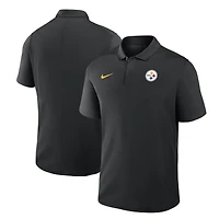 Men's Nike Black Pittsburgh Steelers Dri-FIT Victory Polo
