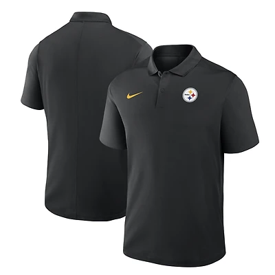 Men's Nike Black Pittsburgh Steelers Dri-FIT Victory Polo