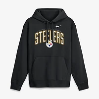 Men's Nike Black Pittsburgh Steelers Expect Victory Club Fleece Pullover Hoodie