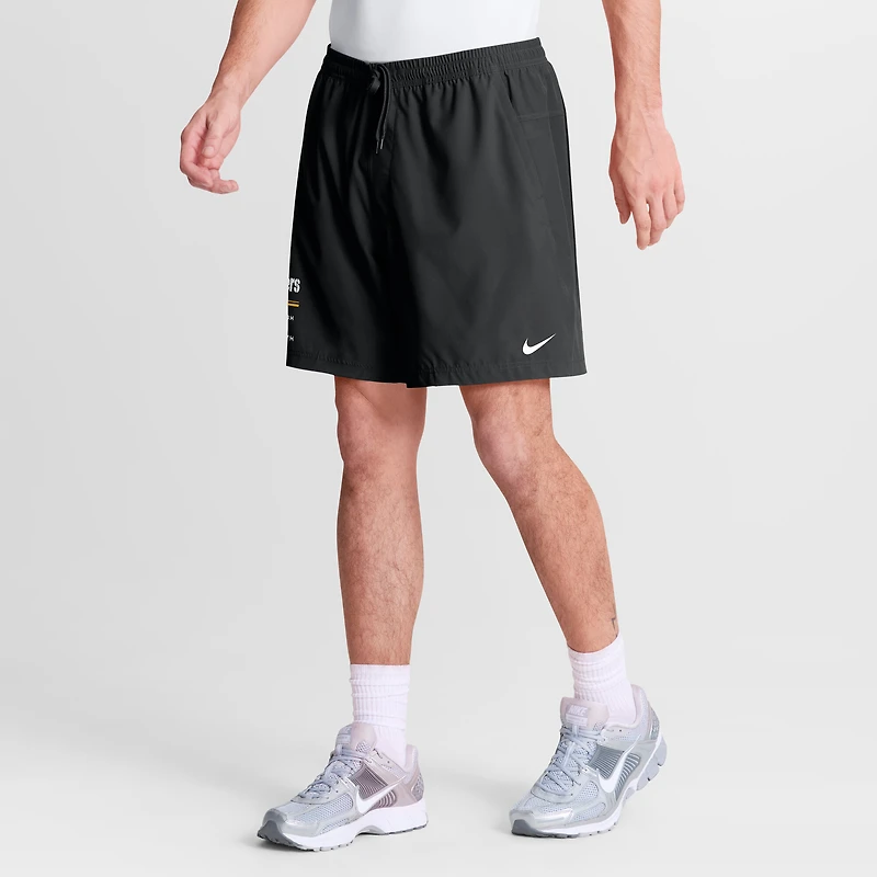 Men's Nike Black Pittsburgh Steelers Form Dri-FIT Shorts