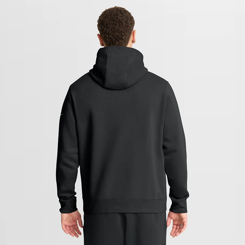 Men's Nike Black Pittsburgh Steelers Full Blitz Club Fleece Pullover Hoodie