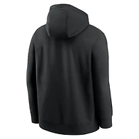 Sweat à capuche en molleton Nike Full Blitz Club des Pittsburgh Steelers noir pour homme