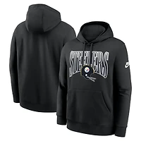 Men's Nike Black Pittsburgh Steelers Full Blitz Club Fleece Pullover Hoodie