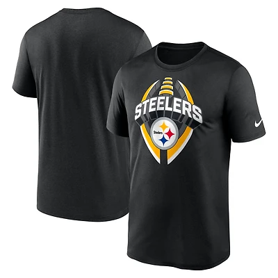 Men's Nike Black Pittsburgh Steelers Legend Icon Performance T-Shirt