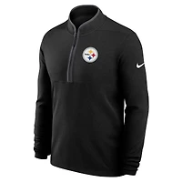 Pull Nike Victory Dri-FIT léger à demi-zip pour homme, noir, des Steelers de Pittsburgh