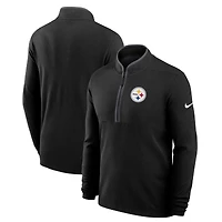 Pull Nike Victory Dri-FIT léger à demi-zip pour homme, noir, des Steelers de Pittsburgh