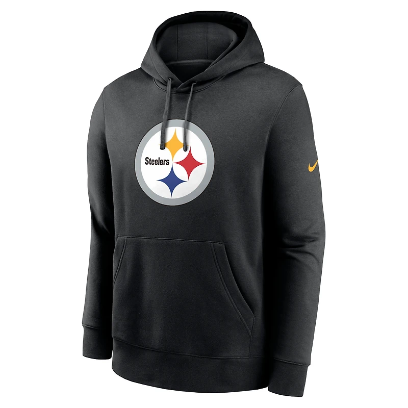 Men's Nike Black Pittsburgh Steelers Primetime Club Logo Hoodie
