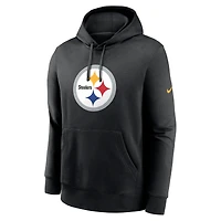 Men's Nike Black Pittsburgh Steelers Primetime Club Logo Hoodie