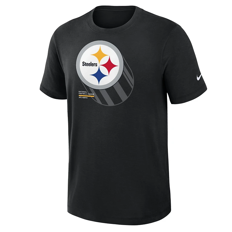 Men's Nike Black Pittsburgh Steelers Primetime Slub Dri-FIT T-Shirt